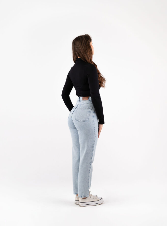 jeansy wąskie w talii