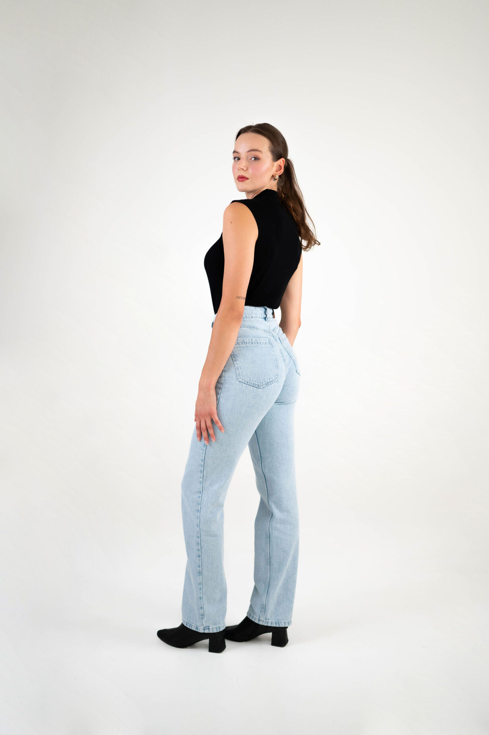 straight jeans light blue beranistore