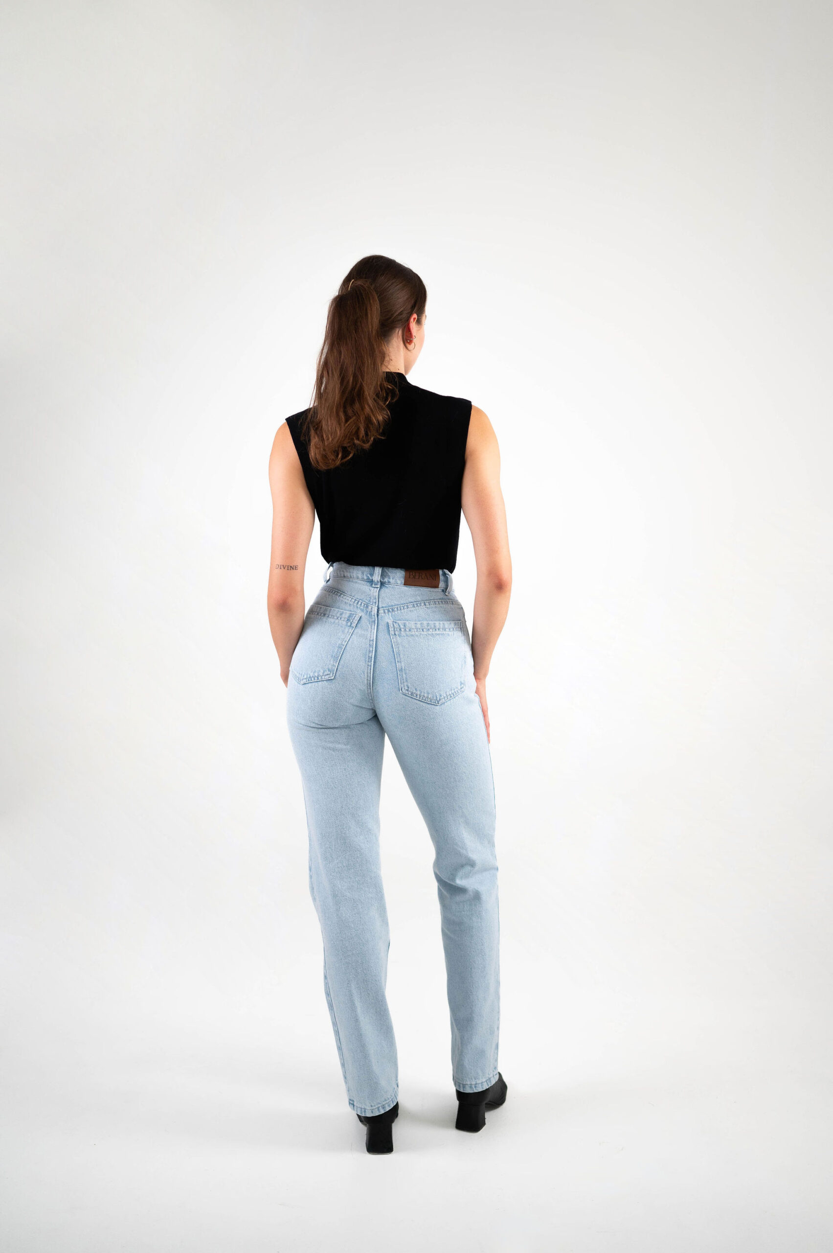 straight jeans light blue beranistore