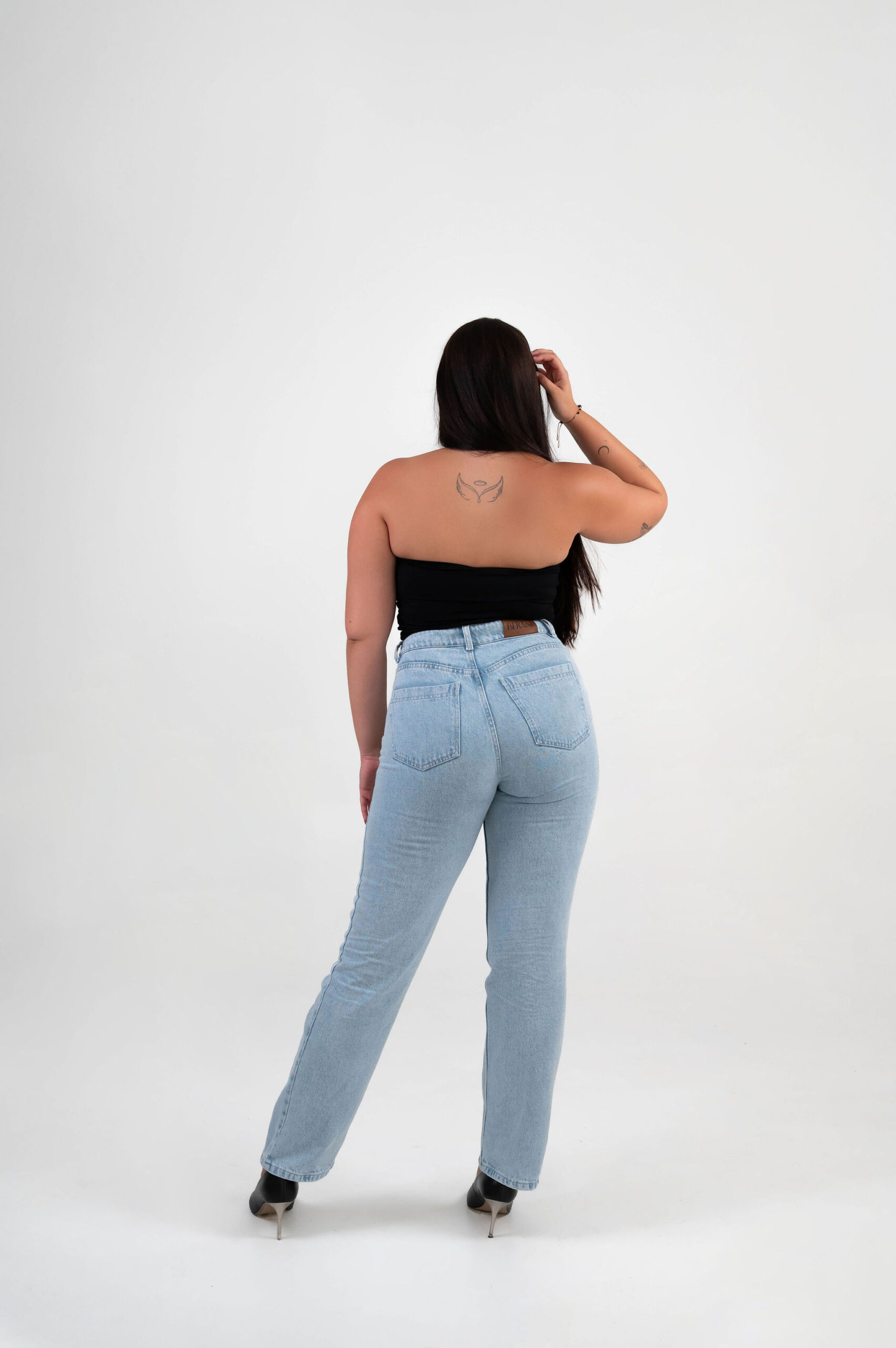 straight jeans light blue beranistore