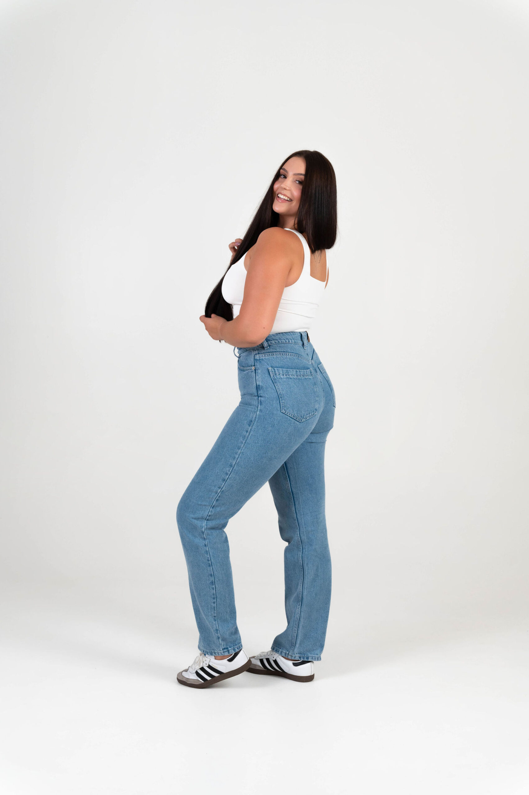 straight jeans blue beranistore
