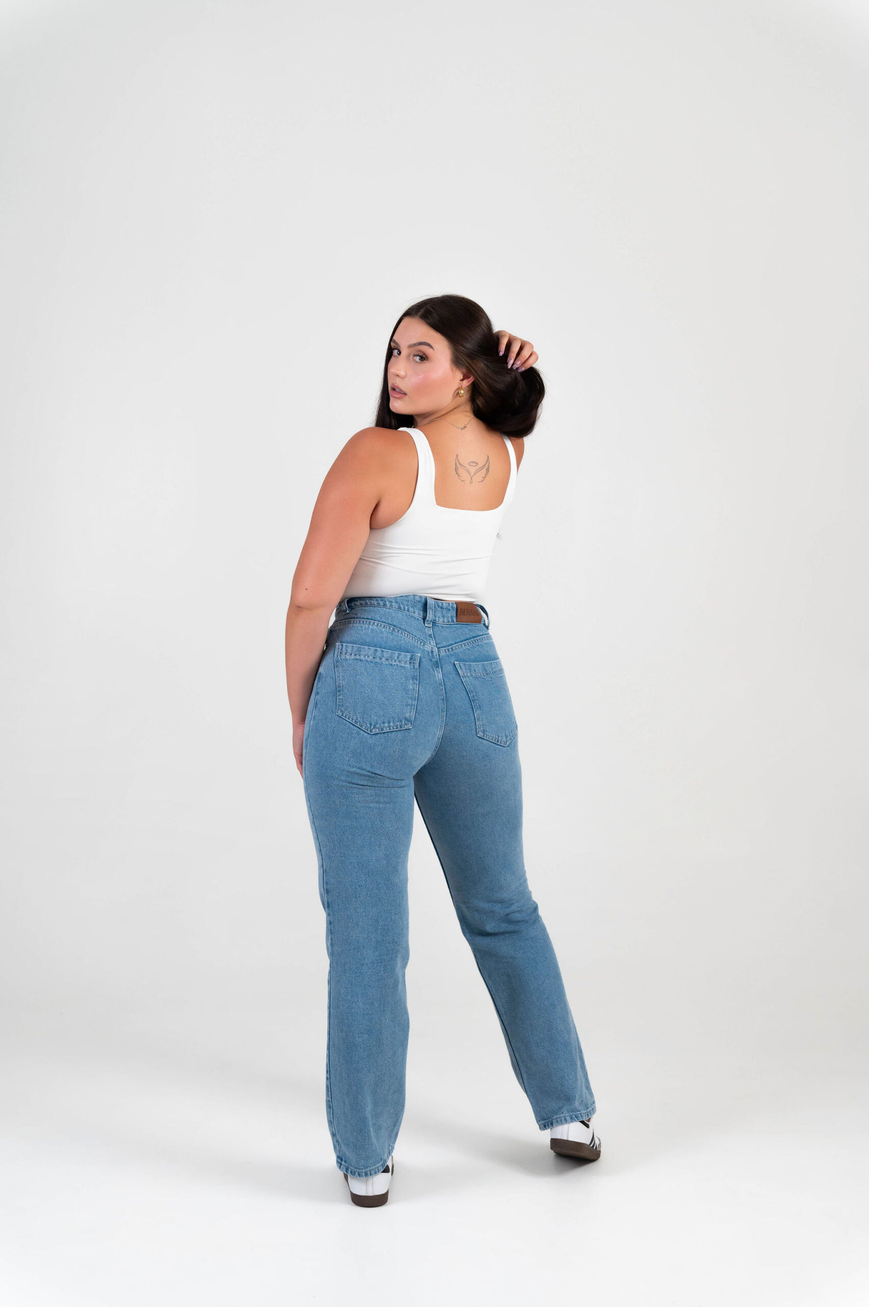 straight jeans blue beranistore