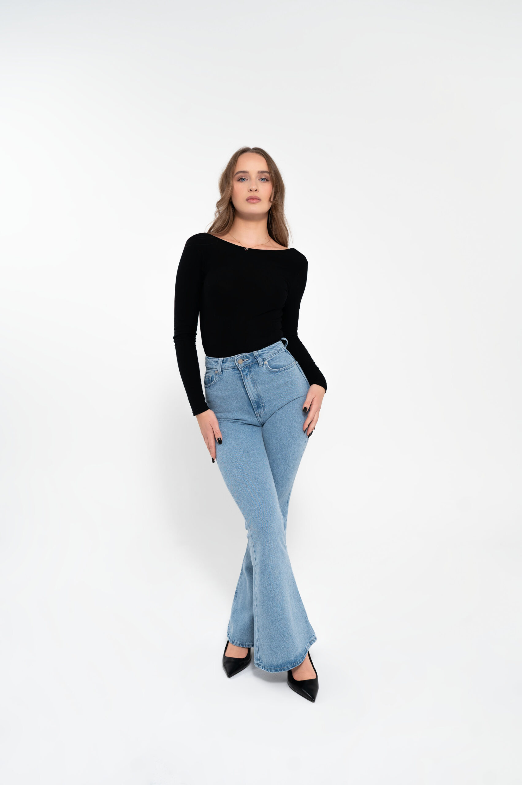 flare jeans blue