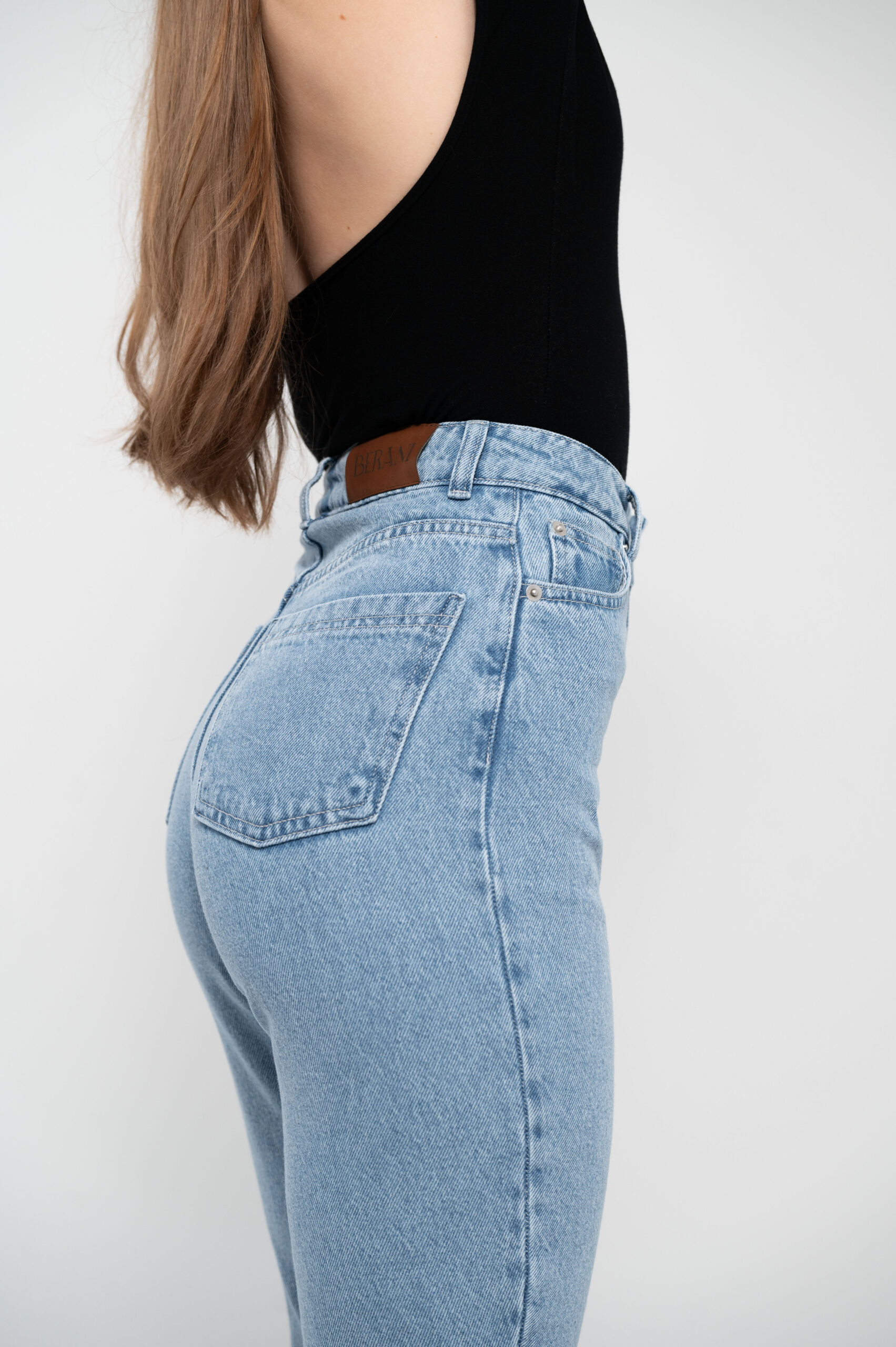 flare jeans blue - obrazek 7