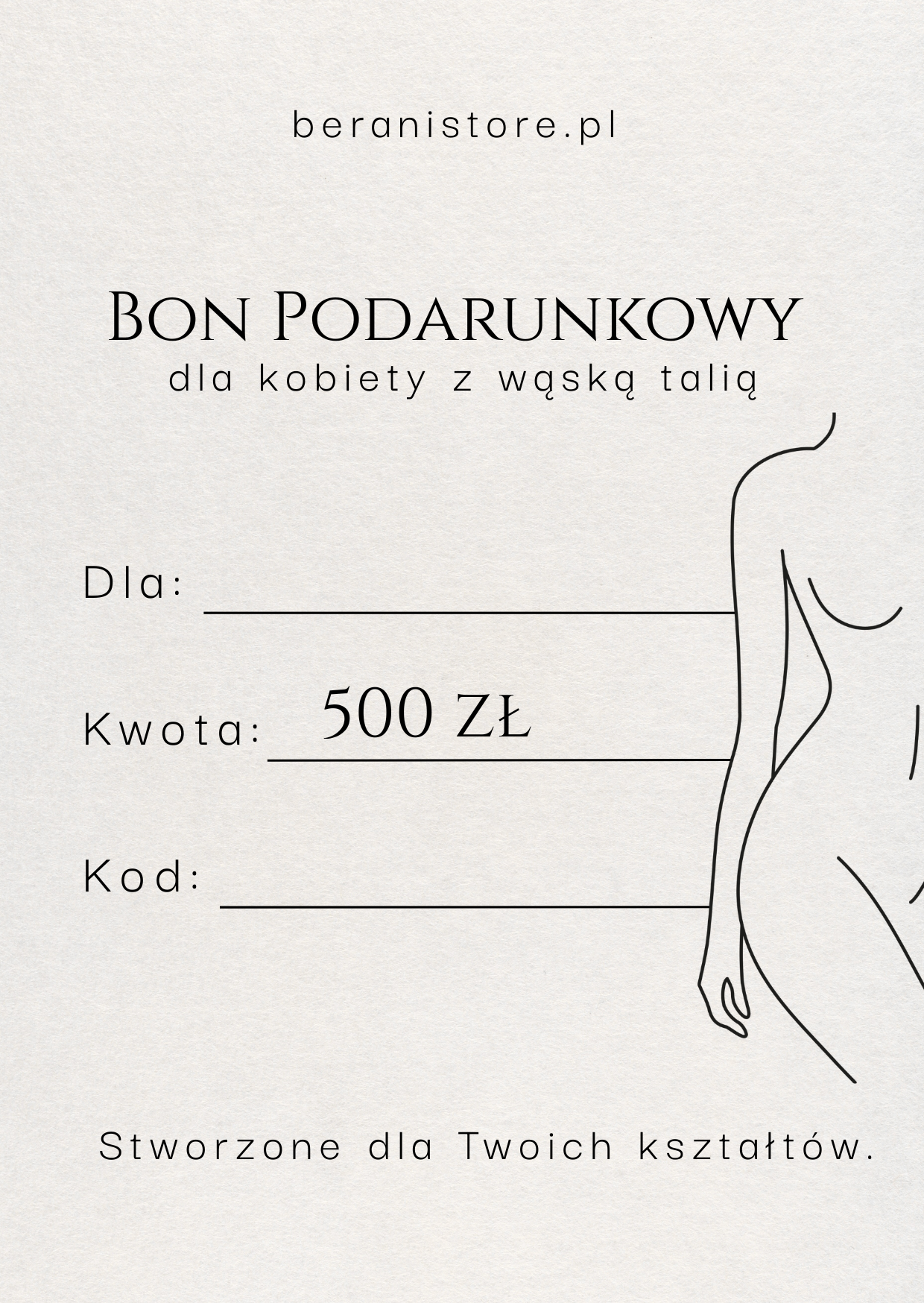 bon podarunkowy