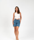 Relaxed Denim Shorts Classic Blue