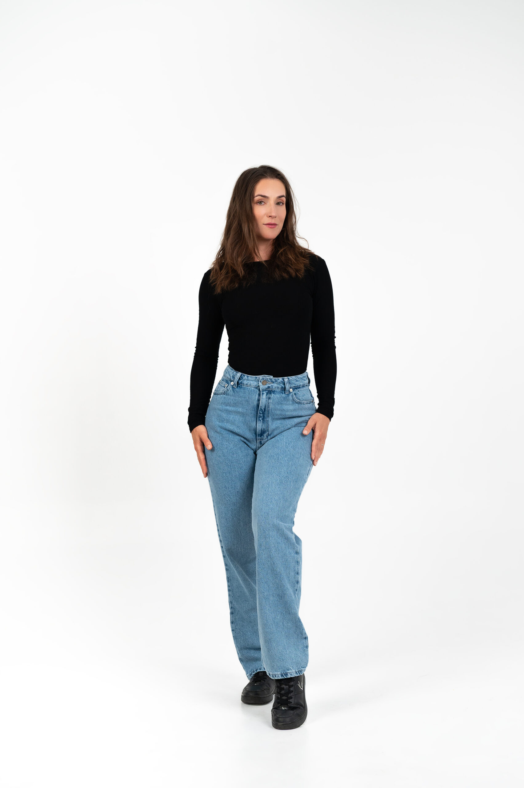 straight jeans blue