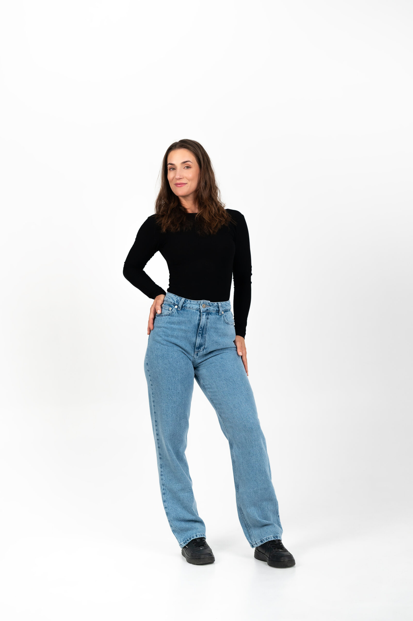 straight jeans blue
