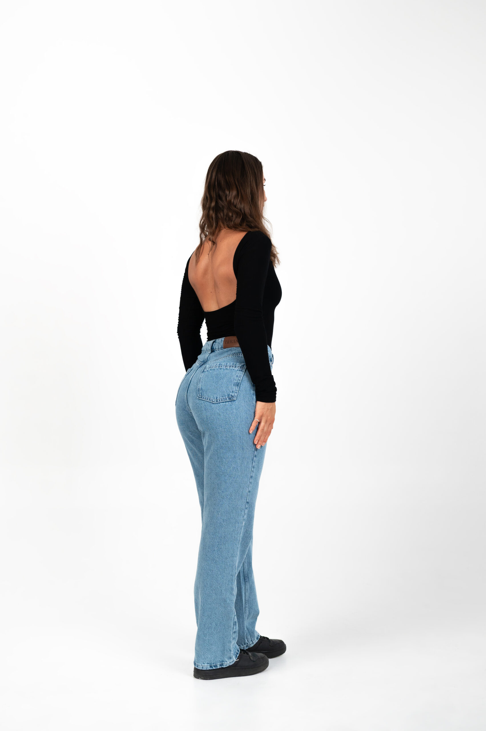 straight jeans blue