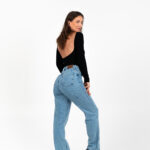straight jeans blue