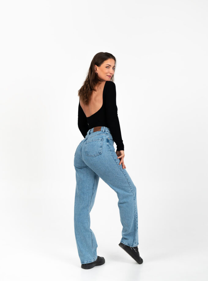 straight jeans blue