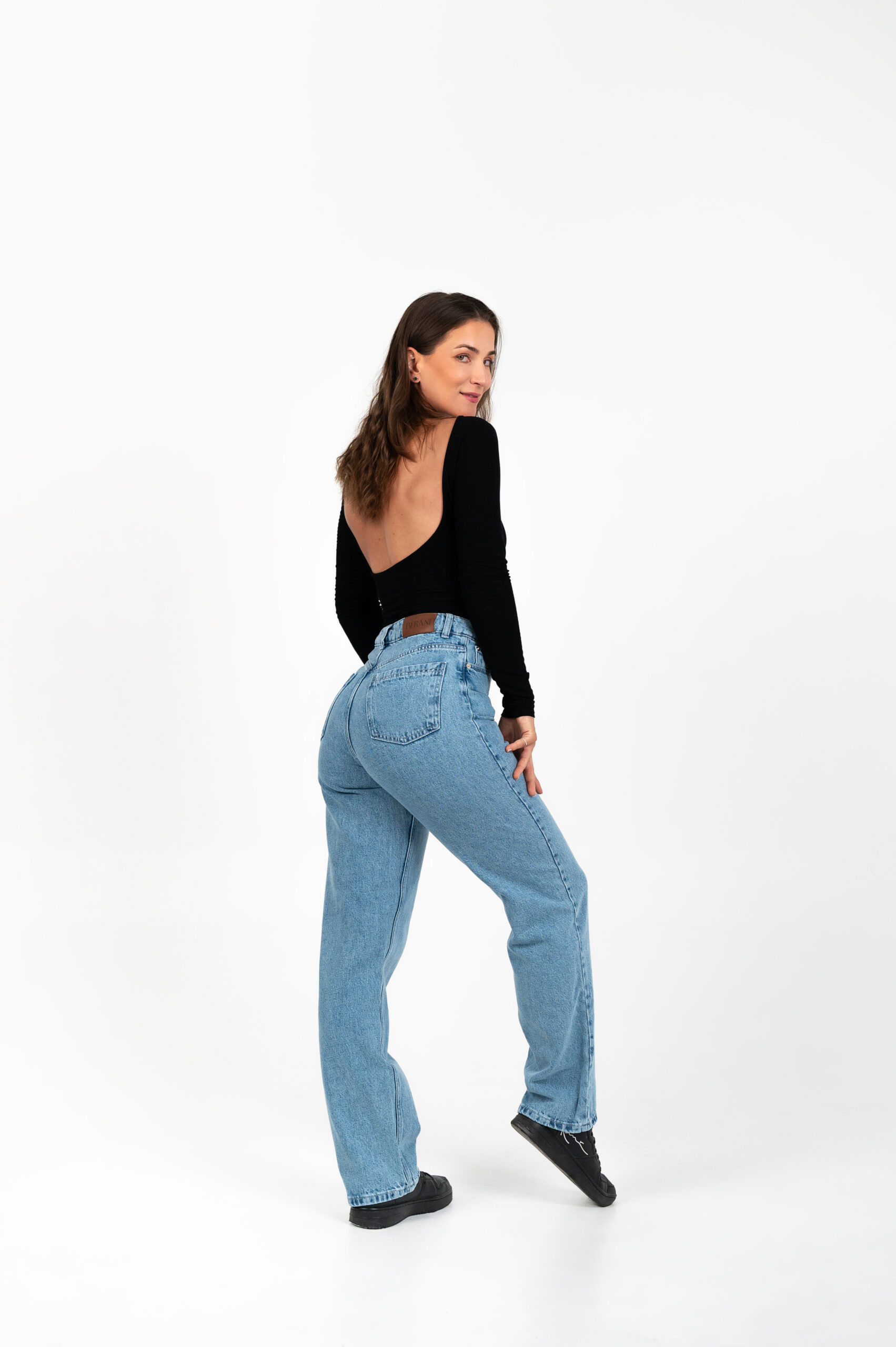 straight jeans blue