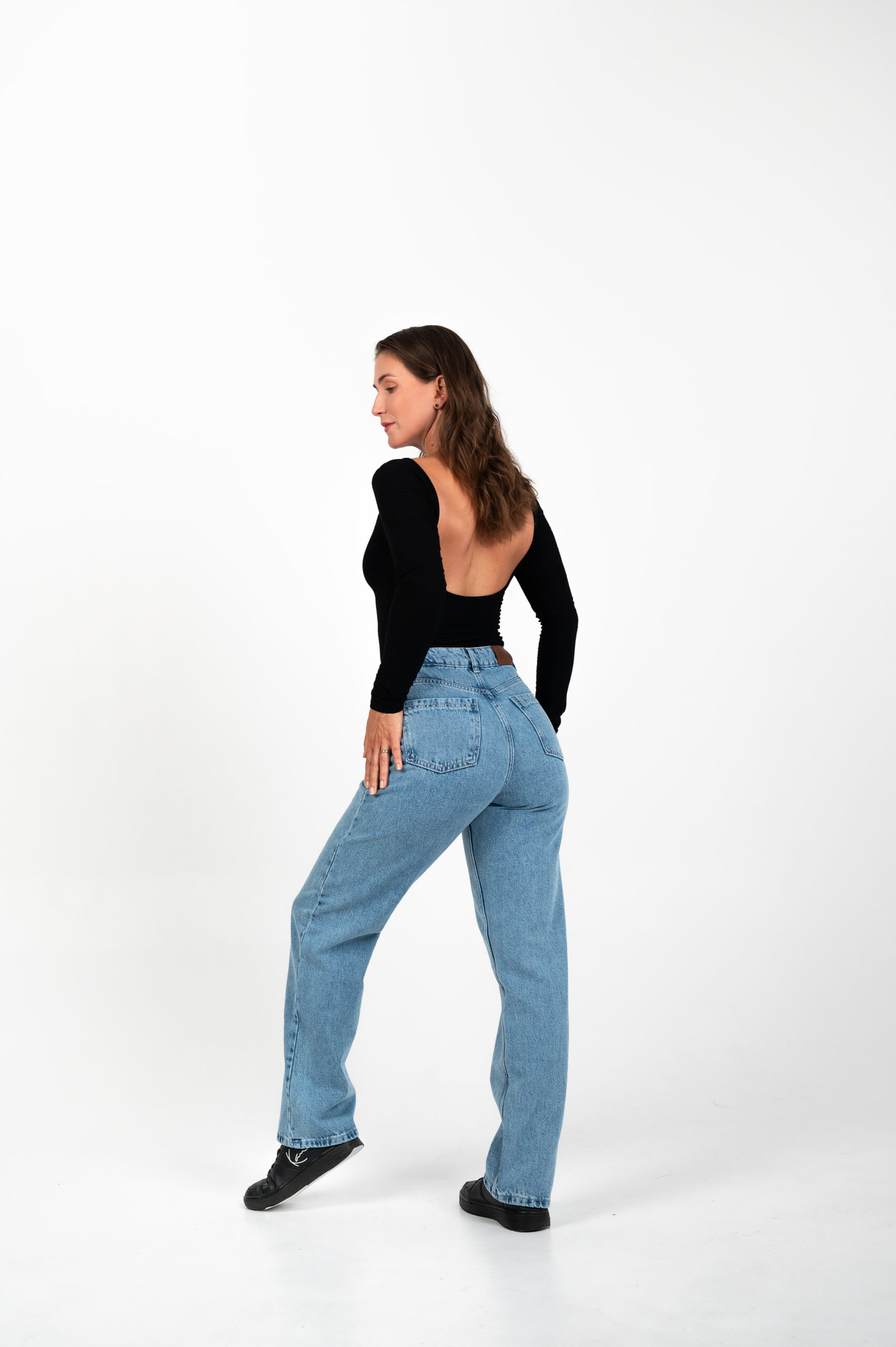 straight jeans blue