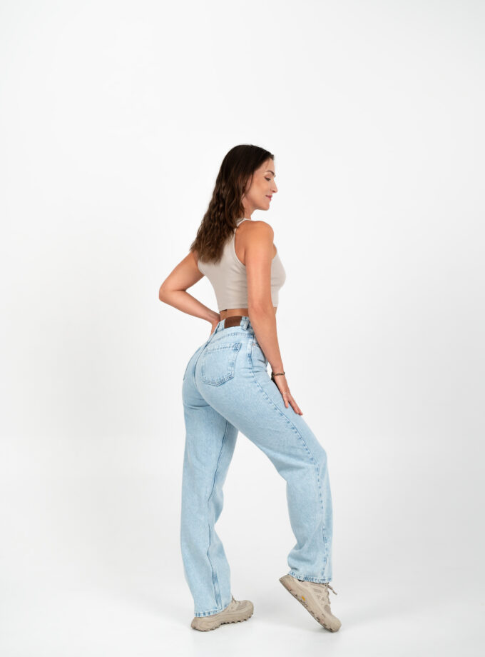 straight jeans light blue