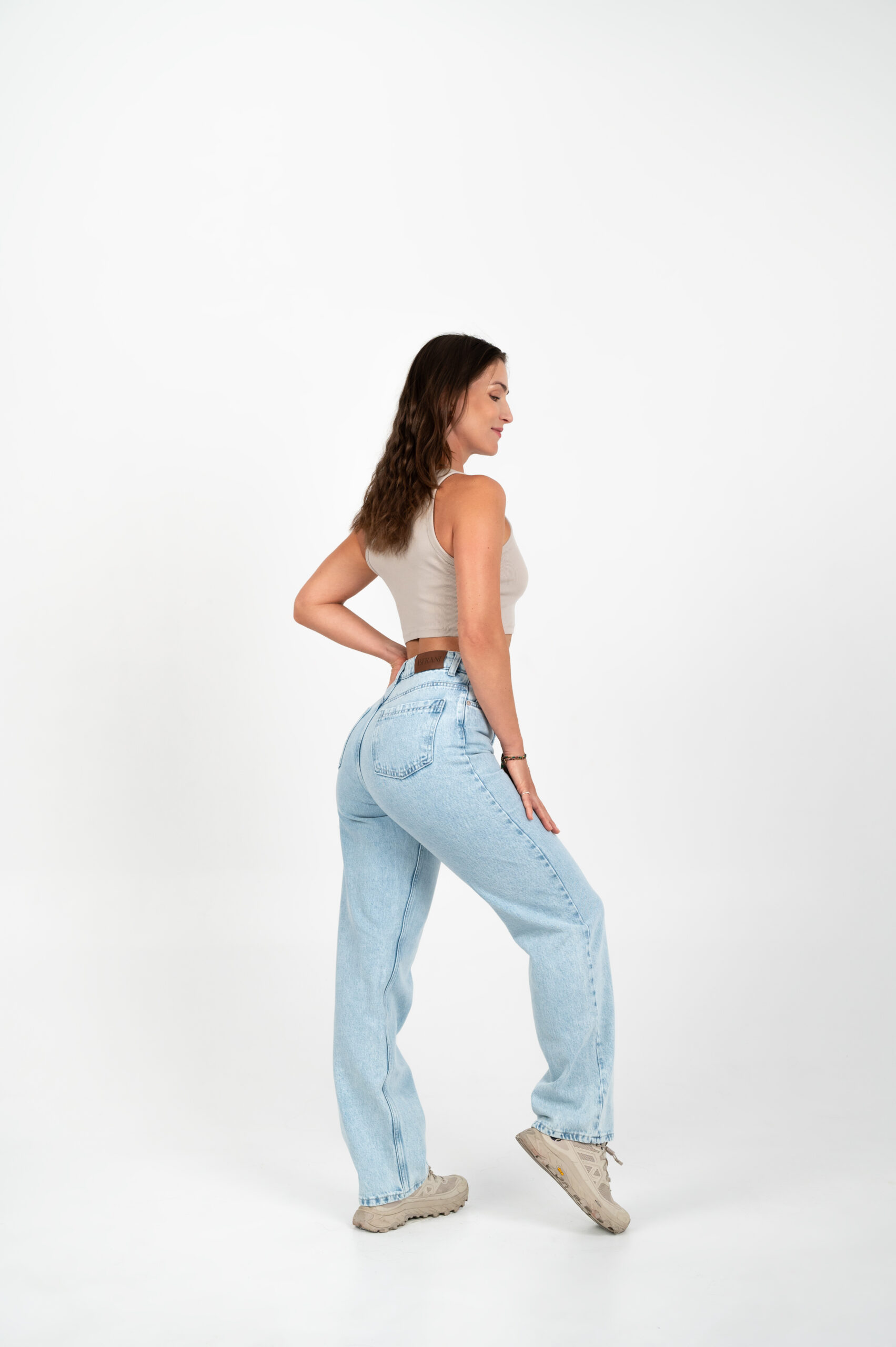 straight jeans light blue