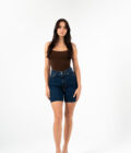 Relaxed Denim Shorts Deep Indigo