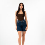 Relaxed Denim Shorts Deep Indigo
